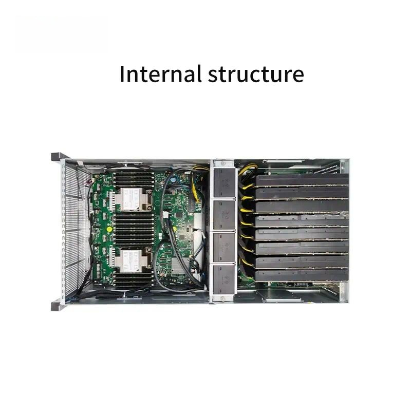 Server Gpu Chassis 4U - 듀얼 제온 4세대/5세대 CPU용 4U GPU
