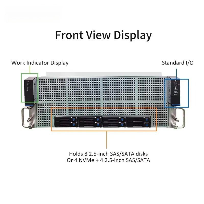 듀얼 제온 4세대/5세대 CPU용 4U GPU 서버 섀 - Server Gpu Chassis 4U 리뷰 및 가격