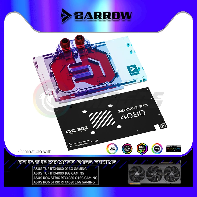 Barrow BS-AST4080-PA, ASUS TUF - Rtx 4090 Water Block 리뷰 및 가격